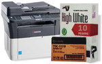Kyocera Laser Multifunction Printer + BONUS Toner + 10 Reams Paper ONLY $149 or + $10 Shipping