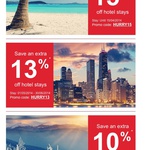 HotelClub "Big Savings Day!" 15% off (10% & 13% off Extended Dates)
