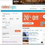Rates to Go 20% Discount Promo Code Use LUCKY20