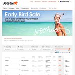 Jetstar Early Birds - DWN to Bali $89, PER to Bali $125, PER to Singapore $145, SYD to Fiji $169