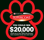 Win $20,000 Cash - Purina Supercoat & Petbarn