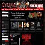 Utopia Records 20% off CDs and Everything Store Wide