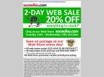 Koorong 2-Day Web Only Sale - 20% off Everything in Stock (13-14 October)
