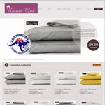 60 to 80% off Entire Store 100% Pure Cotton Sateen Bed Sheet Set Starting from $29.99 @ Kotton Club