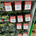 Chevron Rechargeable Batteries 4xAA and 4xAAA Packs $3 Each (Was $11) at BigW QV Melbourne