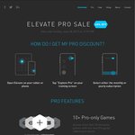 Elevate Brain Training App (iOS & Android) - 40% off Pro Subscription Today Only