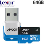 Lexar 633x 64GB microSDXC Card+Reader $69.95 Plus Postage ($5.96 for Sydney Metro, $7.95 AU) @ OO.com.au