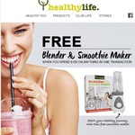 Spend $100 on ANY Transaction and Receive a Blender & Smoothie Maker @ Healthy Life