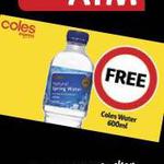 Free 600ml Spring Water (for ING Direct / Coles MasterCard Customers) @ Coles Express