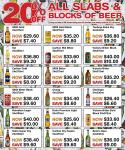 20% Off All Beer Cartons & Slabs - BWS