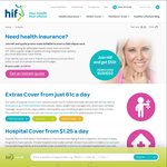 HIF - Bonus $50 EFTPOS Card for Buying Extras and/or Hospital Policy (Health Insurance)