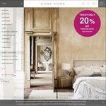 Zara Home 20% off All Full Priced Items and Free Delivery - Today Only
