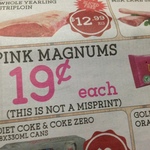 Pink Magnums 19c Each @ T-Bones Fresh Food Market Aspley QLD