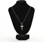 Crucifix Necklace - Silver US $0.39/AU $0.54 Delivered @ AliExpress