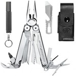 New Leatherman Wave Stainless Steel Multi Tool + Leather Sheath + Brewzer + Monarch 3 - $134 Free Shipping @ Knives Online eBay