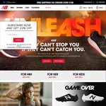 30% off New Balance Full Priced Items, Delivery from $10