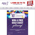 Win a Gold Coast Holiday from Alpha Car Hire