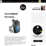 Win 1 of 2 Neon Backpacks with a Two-Litre Hydration Pack, 1 of 4 $50 SwissDigital Gift Vouchers from The Weekly Review (VIC)