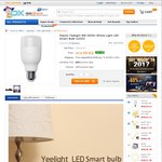 Xiaomi Yeelight White Light LED Smart Bulbs (E27) - 4 for $42.49 @ Dealextreme