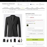 Marks & Spencer Wool Rich Single Breasted Jacket $59 (Was $200)