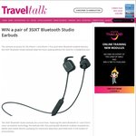 Win a Pair of 3SIXT Bluetooth Studio Earbuds from Travel Talk Mag