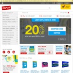 Staples 20% off Sitewide - Min $200 Spend