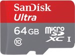 64GB SanDisk Ultra MicroSDXC + Adapter $18.99 USD (~AUD $24.25) Delivered @ Tomtop
