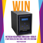 Win a Netgear ReadyNAS RN42200-100AJS 2 Bay Diskless NAS worth $599 from Mwave
