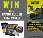 Win 1 of 5 Raptor Roll on Prize Packs