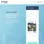 Win a $10,000 Investment in the Switzer Dividend Growth Fund from Switzer Financial Group Pty Ltd