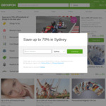 Extra 10% off Sitewide (Maximum Discount of $40) @ Groupon