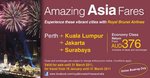 Perth - KL/Jakarta/Surabaya RBA SALE - $376 Incl Tax & Surcharge