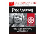 Free First Aid Training at Target is Back Again! (for Parents/Carers of Children Only)