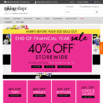 40% off Sitewide & Free Shipping over $60 @ Taking Shape
