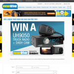 Win a Uniden UH9050 Truck Radio and IGO CAM 60 Dash Cam Valued at $599.90 from Bauer Media