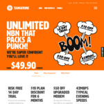 NBN50 Tier $39.90 for First Month, $59.90 for Next 5 Months, Then $69.90 @ Tangerine Telecom