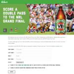 Win a $700 VISA Gift Card & NRL Grand Final Double Pass Worth $400 from The Bottle-O