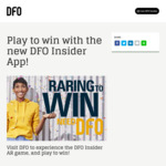 Win 1 of 402 $100 Gift Cards [Download App Then Visit a DFO Shopping Centre to Enter (No Purchase Required)]