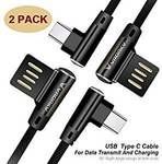 Type-C Data & Charging Cable 90° Right Angle for Game Charging 1M 2pk $11.99 + Delivery (Free with Prime/$49+) @ LUOKE Amazon AU