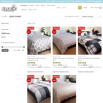 Klogie 100% Solid Cotton Quilt Cover Sets (Queen Size, 2 Pillowcases) for $19.95 (was $66.50) + Shipping @ Klogie