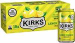 [Back Order] Kirk's Lemon Squash Multipack Cans Soft Drink, 10x 375ml $5.00 + Delivery (Free with Prime/ $49 Spend) @ Amazon AU