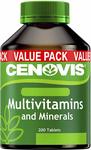 [Amazon Prime] Cenovis Multivitamins and Minerals - 200 Capsules $8.24 Delivered (RRP $21.99) @ Amazon AU
