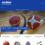 20% off Everything (Free Shipping) @ Molten Australia