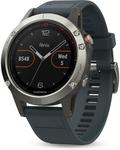 [NSW, VIC] Garmin Fenix 5 Sports Watch with Granite Blue Band (Silver) $299 (Was $599) @ JB Hi-Fi (in Store Only)