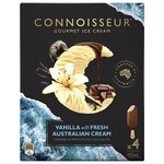 ½ Price Connoisseur Ice Cream Sticks 360-455ml Pk 4/6 $4.30 @ Coles