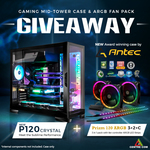 Win an Antec P120 Crystal Chassis & Prizm 120 Fan Pack from Centre Com