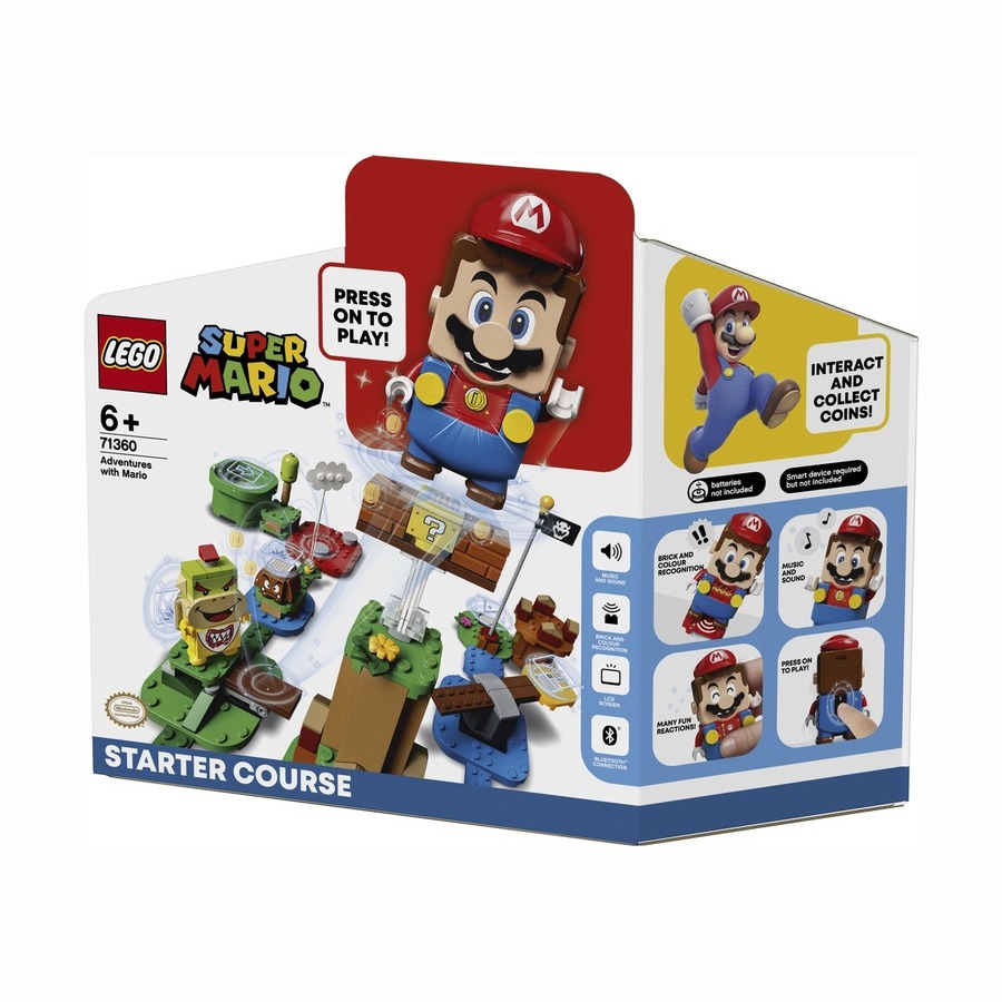 LEGO Super Mario Adventures with Mario Starter Course 71360 Building ...