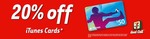 20% off iTunes Cards at 7-Eleven