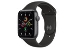 Apple Watch SE (Space Grey Aluminium, 44mm, Black Sport Band, GPS Only) $429 + Delivery (Grey Import) @ Kogan