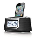 Laser Speaker Dock iPhone iPod with Alarm Clock SPK-IPT1000 NEW $39 + Shipping